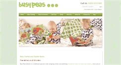 Desktop Screenshot of busypeas.co.uk